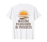 Marche, méditation en Cours, Sunrise Path, Yoga Mindful T-Shirt