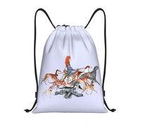 Marche personnalisée Les lévriers Cordon de Serrage Sacs à Dos Léger Whippet Lévrier Chien Gym Sports Sac à Dos Sacs pour Le Shopping