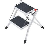 Hailo Marche-pied Mini – 2 marches, pliable, antidérapant, en acier