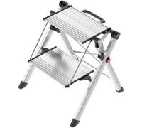 Hailo Marchepied pliant MK80 ComfortLine 4310-100 aluminium 2,4 m argent, noir 3,6 kg