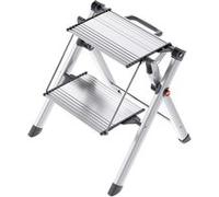 Hailo Marchepied pliant MK80 ComfortLine 4310-100 aluminium 2,4 m argent, noir 3,6 kg