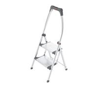 Hailo 4302-201 Marchepied pliant - 2 marches - Gris