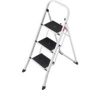 Marche pied pliant en acier HAILO K20 3 marches - antidérapant et stable