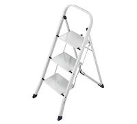 Hailo Marche-pied 3 marches pliable en acier inoxydable