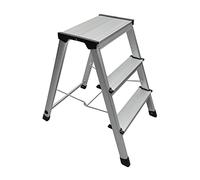 Marche Pied 3 marches Pliant antidérapant en Aluminium Hailo Steppy