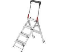 Marche pied 4 marches aluminium Hailo ST150 G