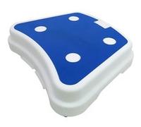 Marche Pied Bm Médical MP-10B - en Plastique pour Salle de Bains, accès à la douche, baignoire