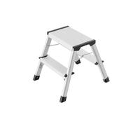 Marche pied double accès 2x2 marches pliant en aluminium Hailo D60