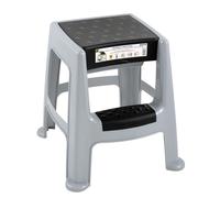 Marche-pied fixe gris