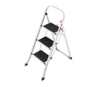 Marche pied pliant en acier HAILO K20 3 marches - antidérapant et stable