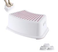 Marche Pied Toilette Enfant, Tabouret Enfant avec Base Antidérapante, Tabouret pour Faire Caca en Position Accroupie, Tabourets De Salle De Bain pour L'apprentissage La Propreté(B)