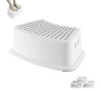 Marche Pied Toilette Enfant, Tabouret Enfant avec Base Antidérapante, Tabouret pour Faire Caca en Position Accroupie, Tabourets De Salle De Bain pour L'apprentissage La Propreté(C)