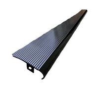 Marche-pieds en Alu Noir - Poli pour Volkswagen Coccinelle - par 2