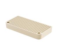 Marche pour chat : filtre attrapeur à double couche, plateau en PP de 12,6 x 6,3 x 1,57 pouces, rampe de toilettes lavable, tabouret avec pédale imperméable | Tapis