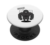 Marche pour Chien drôle d'haltérophilie Fitness PopSockets PopGrip Adhésif