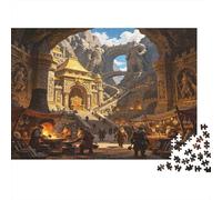 Marché Souterrain Ancien Puzzle 1000 Pièces Papier Puzzle pour Adultes Scène Fantastique Moment Détente Décoration Cadeau 70x50cm/1000pcs