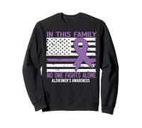 Marche Violette de Sensibilisation à la maladie d'Alzheimer pour Mettre Fin à la démence liée à la maladie d'Alzheimer Sweatshirt