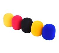 Marchelec Lot de 5 bonnettes pour microphone Assortiment de couleurs