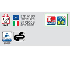 Marchepied 0,87 m FACAL PLIO 2 marches - PO-2