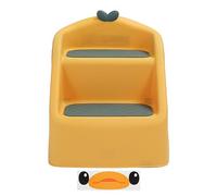 Marchepied 3 en 1 en Plastique pour Enfants, avec Verrouillage de sécurité, Repose-pieds Pliable, pour évier, Formation aux Toilettes (YELLOW)