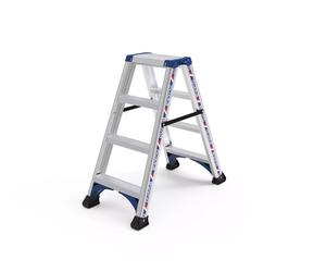 Marchepied ALPHA aluminium double accès 2x3 marches - DUARIB - 651603