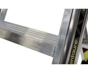 Marchepied ALPHA aluminium double accès 2x4 marches CENTAURE - 651604
