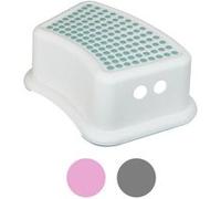 Marchepied antidérapant 13 cm en plastique - Blanc et Bleu Bleu G