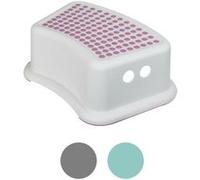 Marchepied antidérapant 13 cm en plastique - Blanc et Rose Rose G
