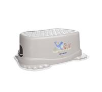 Marchepied antidérapant YOOPI - Rehausseur Stable et sécurisé pour Enfant - Surface et Pieds antiglisse - Design Ergonomique, léger et Solide - Favorise l’autonomie au lavabo ou aux Toilettes - Gris