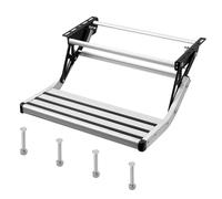 Marchepied de Camping-Car en Alliage d'aluminium, Étape Manuelle de Camping-Car, Super capacité de Charge de 150 kg, adapté à Tous Types de Camping-Cars, Camions et Caravanes