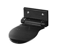 Marchepied de douche pour pieds de rasage - Repose-pieds mural pliable en aluminium, support de pied de douche robuste avec vis | Marchepied pliable antidérapant pour salle de bain, toilettes