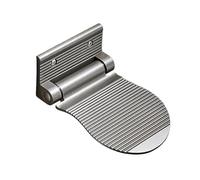 Marchepied de douche pour pieds de rasage - Repose-pieds mural pliable en aluminium, support de pied de douche robuste avec vis | Marchepied pliable antidérapant pour salle de bain, toilettes