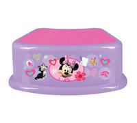 Marchepied de salle de bain Disney Minnie Mouse Happy Helpers pour enfants utilisant les toilettes et le lavabo - Marchepied pour enfants, appren