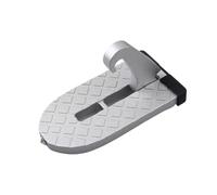 Marchepied de toit voiture pliable, multifonction, crochet verrouillage universel, pédale auxiliaire, alliage d'aluminium, marteau sécurité(Silver)