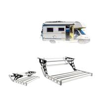 Marchepied d'entrée télescopique for Camping-Car - Aluminium, Pliable, Manuel/électrique