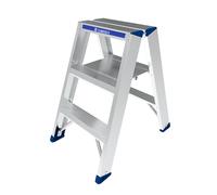 Marchepied double accès 3 marches en aluminium TUBESCA-COMABI