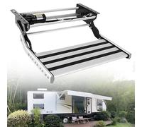 Marchepied Électrique Simple/double Couche For Camping-car - Escalier D'entrée Télescopique Pliable Avec Lumière LED 12V For Camping-car, Caravane, Caravane Et Cinquième Roue(SingleLayerElectric)