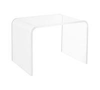Marchepied en acrylique transparent - Antidérapant - Pour salle de bain, cuisine, maison - Multifonction - Charge maximale : 50 kg - Design moderne
