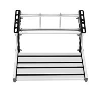 Marchepied en aluminium pliable pour camping-car avec LED