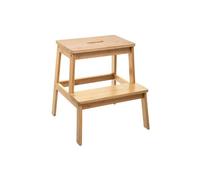 Marchepied en Bambou "2 Marches" 43cm Naturel