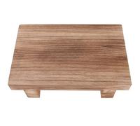 Marchepied en Bois 1 Pièce, Tabouret de Lit Compact, Support Stable | Surface Lisse, Gain de Place, pour Chambre et Maison, Aide à L’assise, Pieds et Jambes