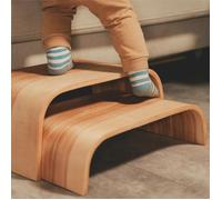 Marchepied en bois - EWART WOODS - Tabouret double enfant 20 cm - Frêne - Bois durable