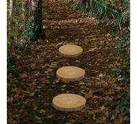 Marchepied en bois extérieur,décoration de bûches de jardin à charbon,dédouanement manuel de pavé,3 pièces,10/2019,andi - Type 20x20cm