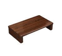 Marchepied en bois pour adultes - Repose-pieds antidérapant pour entrée et plate-forme de cuisine en bois massif, facile à monter, intérieur/extérieur, banc bas réglable en hauteur de 40 à 100 cm