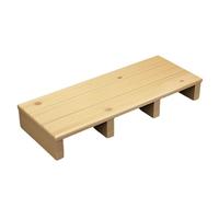Marchepied en bois - Repose-pieds antidérapant pour adultes - Plateforme de cuisine en bois massif facile à utiliser pour intérieur/extérieur - 40 à 100 cm de hauteur