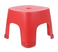 Marchepied en Plastique Pvc Rouge, Petit Tabouret 1 Pièce | Antidérapant, sans Bavures, pour Salon et Bureau, Format Compact Adapté aux Garçon et Filles et Tout-petits
