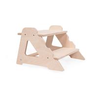 Marchepied enfant 2 marches bois naturel