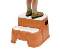Marchepied Enfant, Base Antidérapante Solide Et Stable, Tabouret d'Apprentissage de la Propreté pour Toilettes, Pour garçons dès 2 ans et d'âge préscolaire brossage des dents lavage du visage et mater