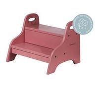 Marchepied enfant en bois vieux rose - Kindsgut Rose G