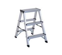 Marchepied escabeau double pliant antidérapant hauteur max. 59 cm charge max. 150 Kg aluminium
